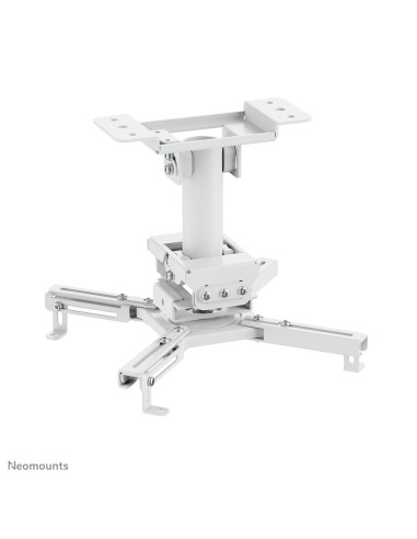Neomounts CL25-530WH1 Supporto a soffitto beamer - alt. 25,5 cm - montaggio facile - mobilità completa