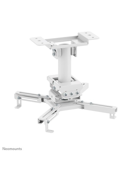 Neomounts CL25-530WH1 Supporto a soffitto beamer - alt. 25,5 cm - montaggio facile - mobilità completa