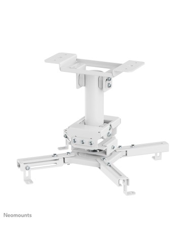 Neomounts CL25-530WH1 Supporto a soffitto beamer - alt. 25,5 cm - montaggio facile - mobilità completa
