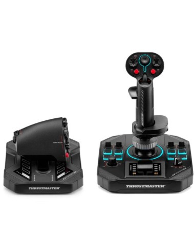 Thrustmaster Sol-R 4 HOTAS Nero USB Joystick + leva di controllo del motore Analogico Digitale PC
