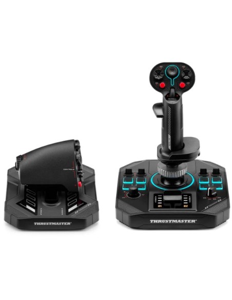 Thrustmaster Sol-R 4 HOTAS Nero USB Joystick + leva di controllo del motore Analogico Digitale PC