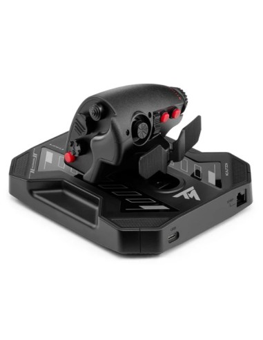 Thrustmaster Sol-R 4 HOTAS Nero USB Joystick + leva di controllo del motore Analogico Digitale PC