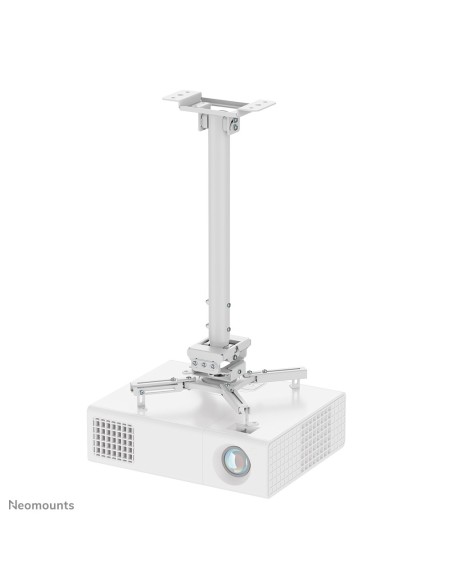 Neomounts CL25-540WH1 Supporto a soffitto beamer - alt. 60,5-90,5 cm - montaggio facile - mobilità completa