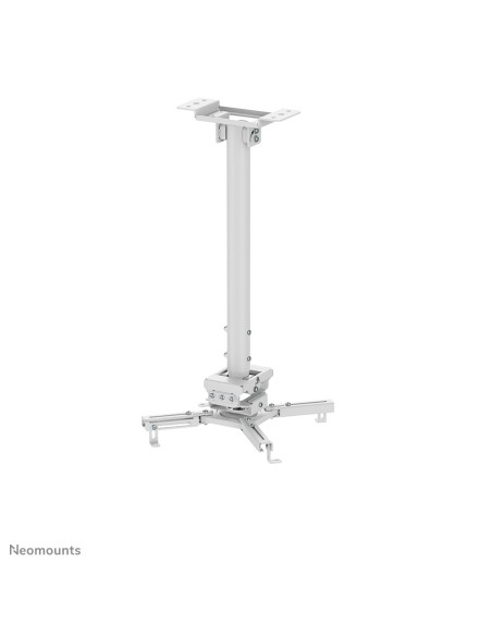Neomounts CL25-540WH1 Supporto a soffitto beamer - alt. 60,5-90,5 cm - montaggio facile - mobilità completa