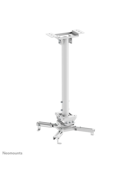 Neomounts CL25-540WH1 Supporto a soffitto beamer - alt. 60,5-90,5 cm - montaggio facile - mobilità completa