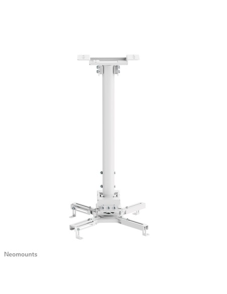 Neomounts CL25-540WH1 Supporto a soffitto beamer - alt. 60,5-90,5 cm - montaggio facile - mobilità completa