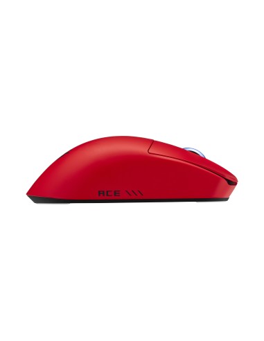 ASUS ROG Harpe II Ace RED mouse Gaming Mano destra RF Wireless + Bluetooth + USB Type-A Ottico 42000 DPI