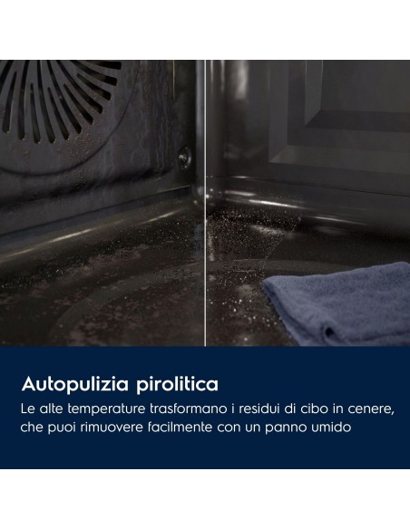 Electrolux FORNO INCASSO PIROLITICO CLASSE A++ 60 CM EOF4P0PX2