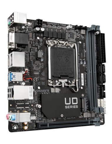 GIGABYTE H610I DDR4 Scheda madre - Supporta processori Intel Core 14th CPUs, 4+1+1 Hybrid Digital VRM, up to 3200MHz DDR4,
