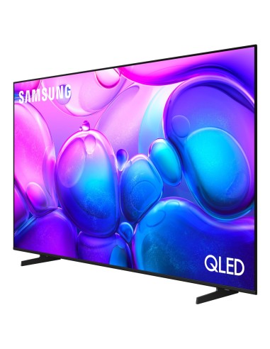Samsung QLED 75" QE75Q6FAAUXZT 4K, Processore Q4 Lite, 4K Upscaling, Color Booster, OTS Lite, Metal Stream Design, Smart TV,