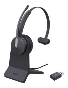 Yealink WH64 Hybird Mono with Charging Stand Teams Auricolare Wireless A Padiglione Ufficio USB tipo-C Bluetooth Base di