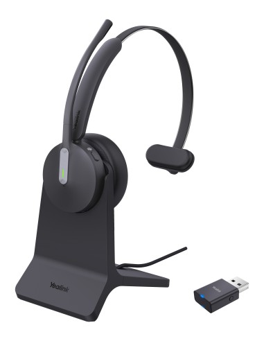 Yealink WH64 Hybird Mono with Charging Stand Teams Auricolare Wireless A Padiglione Ufficio USB tipo-C Bluetooth Base di