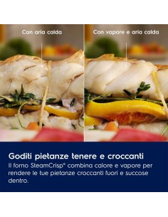 Electrolux Serie 600 FORNO INCASSO STEAM CRISP (25%vapore) CLASSE A 60 CM LOC3H44TX MADE IN ITALY 2