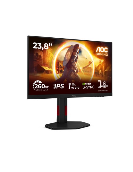 AOC G4 24G4ZR Monitor PC 60,5 cm (23.8") 1920 x 1080 Pixel Full HD LED Nero, Rosso