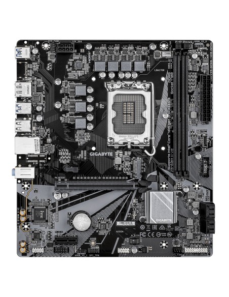 GIGABYTE B760M H V2 Scheda Madre - Supporta CPU Intel Core di 14ª generazione, VRM digitale a 5+1+1 fasi, fino a 8000MHz DDR5