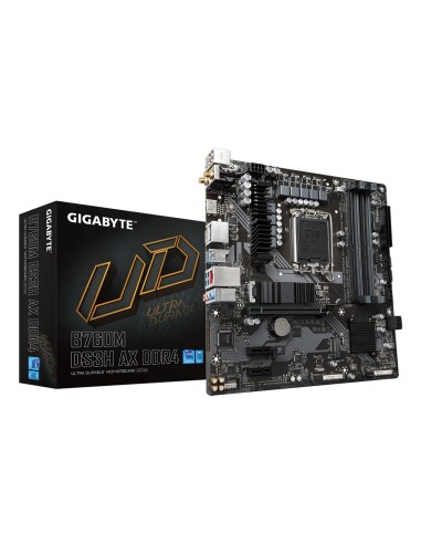 GIGABYTE B760M DS3H AX DDR4 Scheda madre - Supporta CPU Intel Core di 14a generazione, VRM digitale a 6+2+1 fasi, fino a