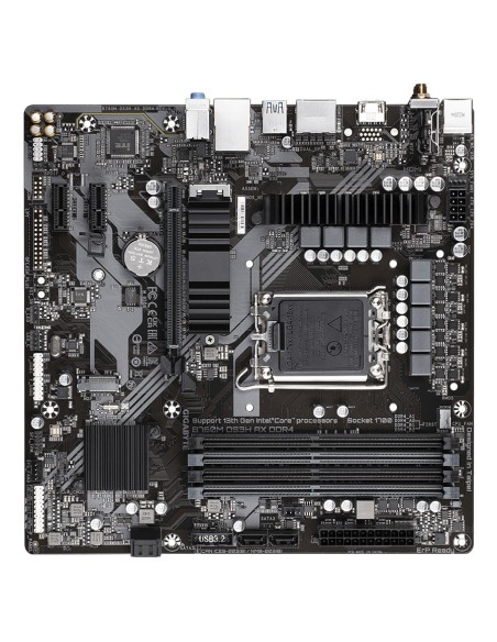 GIGABYTE B760M DS3H AX DDR4 Scheda madre - Supporta CPU Intel Core di 14a generazione, VRM digitale a 6+2+1 fasi, fino a