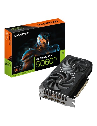 GIGABYTE GeForce RTX 5060 Ti WINDFORCE MAX OC 8G Scheda Grafica – 8 GB GDDR7, 128 bit, PCI-E 5.0, 2587 MHz Frequenza del core,