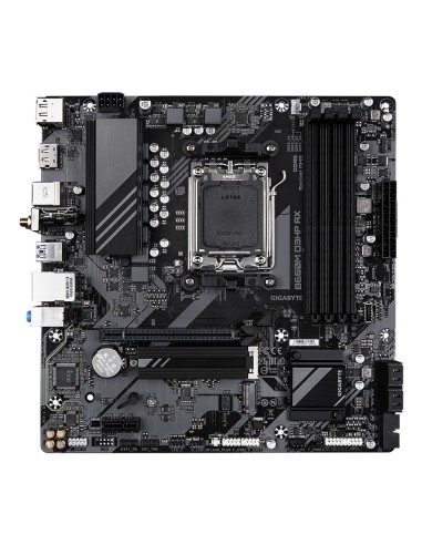 GIGABYTE B650M D3HP AX Scheda madre - AMD Ryzen serie 9000, VRM a 5+2+2 fasi, fino a 8000 MHz DDR5 (OC), 2xPCIe 4.0 M.2, WIFI