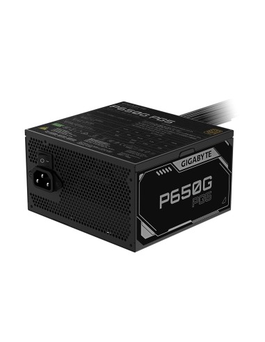 GIGABYTE P650G PCIE 5.1 Alimentatore – PCIe 5.1, 80 PLUS Silver, ventola da 120mm, compatibile con ATX 3.1, spina EU