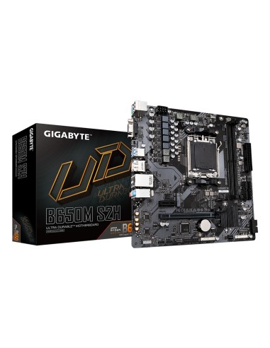 GIGABYTE B650M S2H Scheda madre - AMD Ryzen serie 9000, VRM a 5+2+2 fasi, fino a 6400 MHz DDR5 (OC), 1xPCIe 4.0 M.2, LAN GbE,