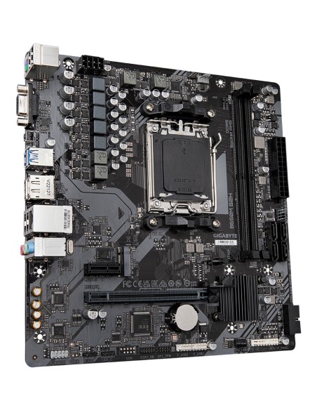 GIGABYTE B650M S2H Scheda madre - AMD Ryzen serie 9000, VRM a 5+2+2 fasi, fino a 6400 MHz DDR5 (OC), 1xPCIe 4.0 M.2, LAN GbE,