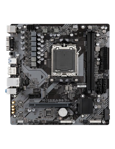 GIGABYTE B650M S2H Scheda madre - AMD Ryzen serie 9000, VRM a 5+2+2 fasi, fino a 6400 MHz DDR5 (OC), 1xPCIe 4.0 M.2, LAN GbE,