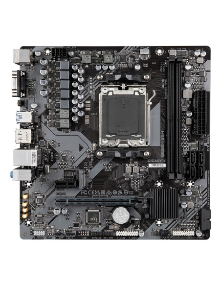 GIGABYTE B650M S2H Scheda madre - AMD Ryzen serie 9000, VRM a 5+2+2 fasi, fino a 6400 MHz DDR5 (OC), 1xPCIe 4.0 M.2, LAN GbE,
