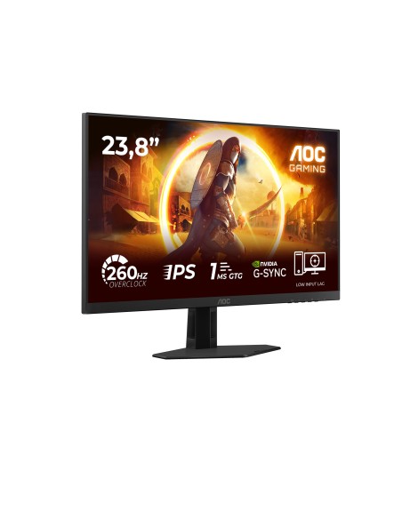 AOC G4 24G4ZRE Monitor PC 60,5 cm (23.8") 1920 x 1080 Pixel Full HD LED Nero, Rosso