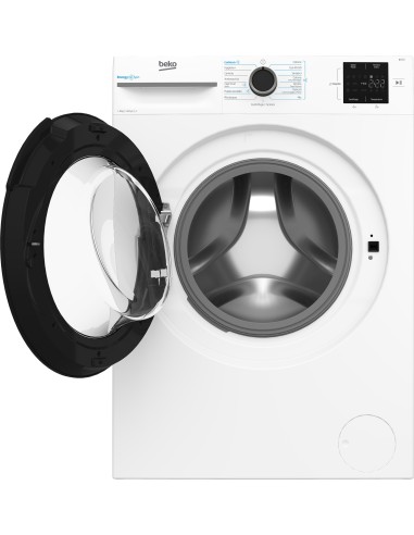 Beko b100 MWBM8147EB  Lavatrice 8kg, classe A-10%, 1400giri, linea estetica NX, motore inverter, Display Touch, colore Bianco,