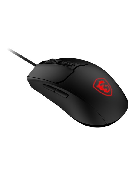MSI FORGE GM100 mouse Gaming Ambidestro USB tipo A Ottico 6400 DPI