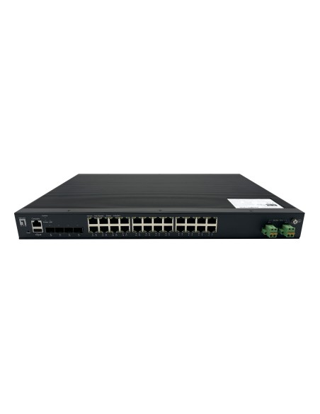 LevelOne IXP-2871 switch di rete Gestito L2+ Gigabit Ethernet (10 100 1000) Supporto Power over Ethernet (PoE) Nero