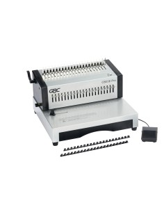 GBC 4410038 macchina piegafoglii Rilegatrice a pettine 500 fogli Argento 2