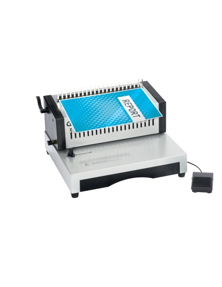 GBC 4410038 macchina piegafoglii Rilegatrice a pettine 500 fogli Argento