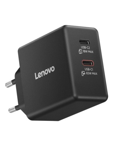 Lenovo 40AW065BEU adattatore e invertitore Interno esterno 65 W Nero