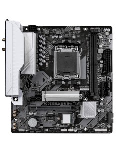 GIGABYTE B650M GAMING WIFI6E Scheda Madre - CPU AMD Ryzen Serie 9000, VRM 5+2+2 fasi, fino a 6400 MHz DDR5 (OC), 1xPCIe 4.0 2