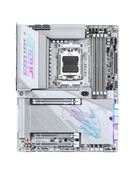 GIGABYTE X870E AORUS PRO X3D ICE Scheda Madre – Supporta CPU AMD Ryzen 9000, VRM Digitale a 18+2+2 fasi, fino a 9000 Hz DDR5