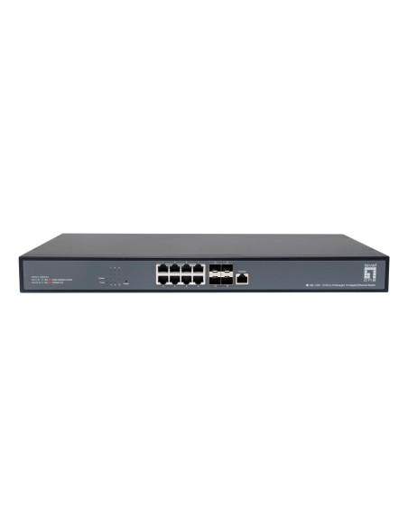LevelOne XEL-1291 Gestito L3 10G Ethernet (100 1000 10000) 1U Nero