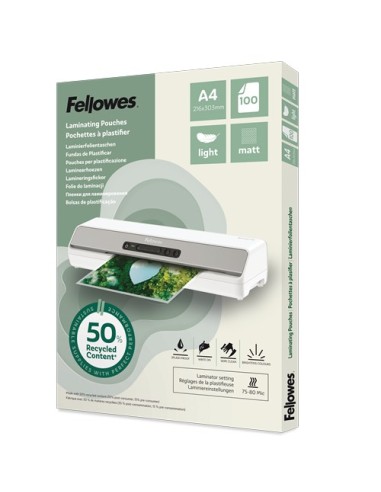 Fellowes 100143435 pellicola per plastificatrice 100 pz