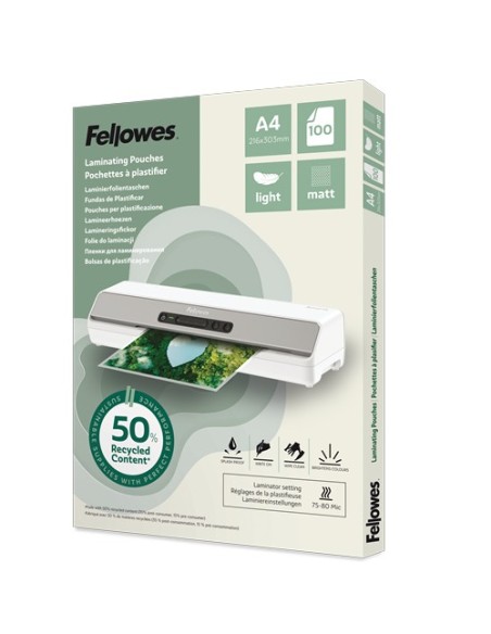 Fellowes 100143435 pellicola per plastificatrice 100 pz