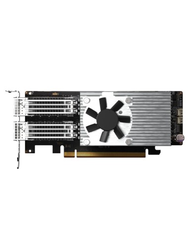 QNAP QXG-100G2SF-E810 scheda di rete e adattatore Interno Fibra 100000 Mbit s