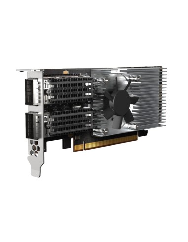 QNAP QXG-100G2SF-E810 scheda di rete e adattatore Interno Fibra 100000 Mbit s
