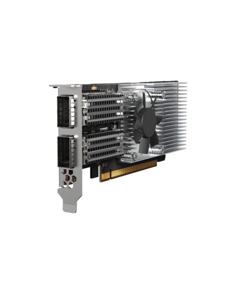 QNAP QXG-100G2SF-E810 scheda di rete e adattatore Interno Fibra 100000 Mbit s