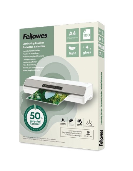 Fellowes 100142987 pellicola per plastificatrice 100 pz