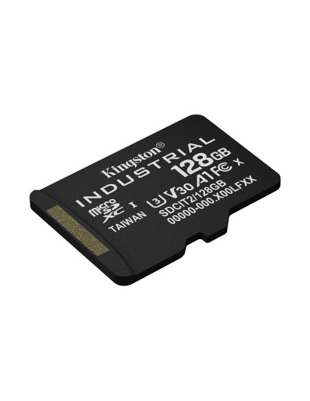 Kingston Technology Scheda microSDXC Industriale 128GB C10 A1 pSLC + Adattatore SD