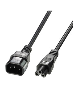 Lindy 30340 cavo di alimentazione Nero 1 m Accoppiatore C14 Accoppiatore C5