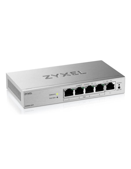 Zyxel GS1200-5HPV3 Gestito L2 Gigabit Ethernet (10 100 1000) Supporto Power over Ethernet (PoE) Desktop Grigio
