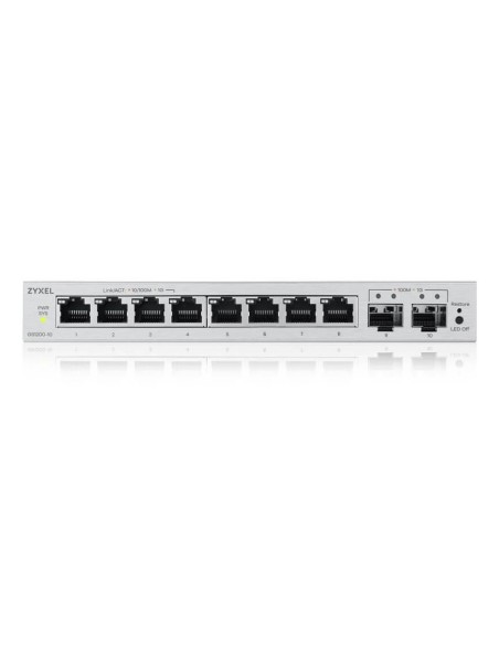 Zyxel GS1200-10v3 Gestito L2 Gigabit Ethernet (10 100 1000) Desktop Grigio