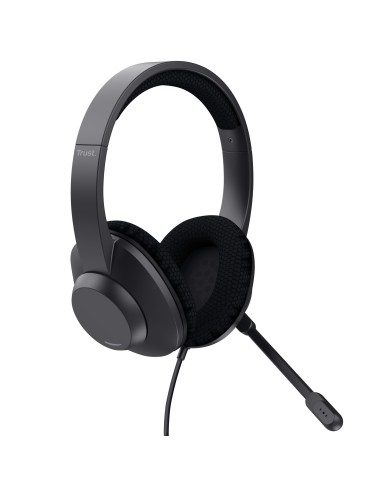 Trust Ayda Max Auricolare Cablato A Padiglione Musica e Chiamate USB Type-C   USB Type-A Nero