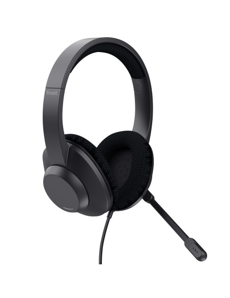 Trust Ayda Max Auricolare Cablato A Padiglione Musica e Chiamate USB Type-C   USB Type-A Nero